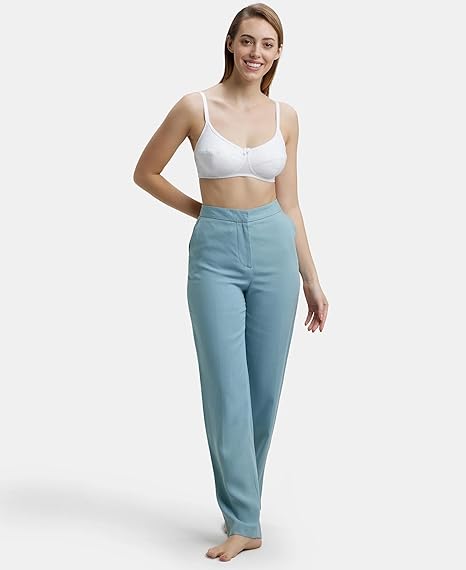Jockey 1615 Women’s Everyday Wirefree Cotton Bra – Full Coverage & Soft Adjustable Straps